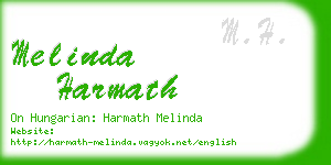 melinda harmath business card